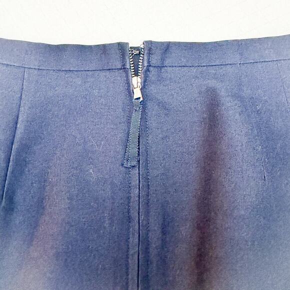 J. Crew Collection Navy Pencil Straight Skirt NWOT SIze 6 - Picture 4 of 5